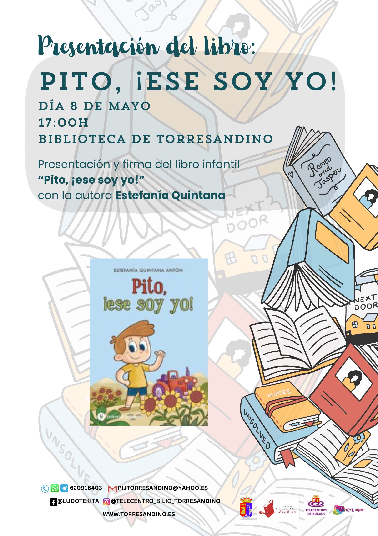 Presentación del libro Pito, ¡ese soy yo!