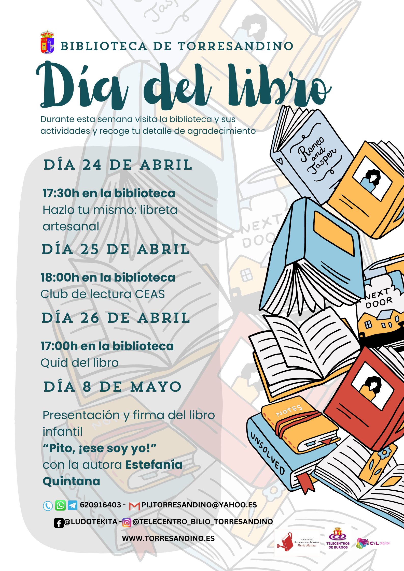 Cartel día del libro