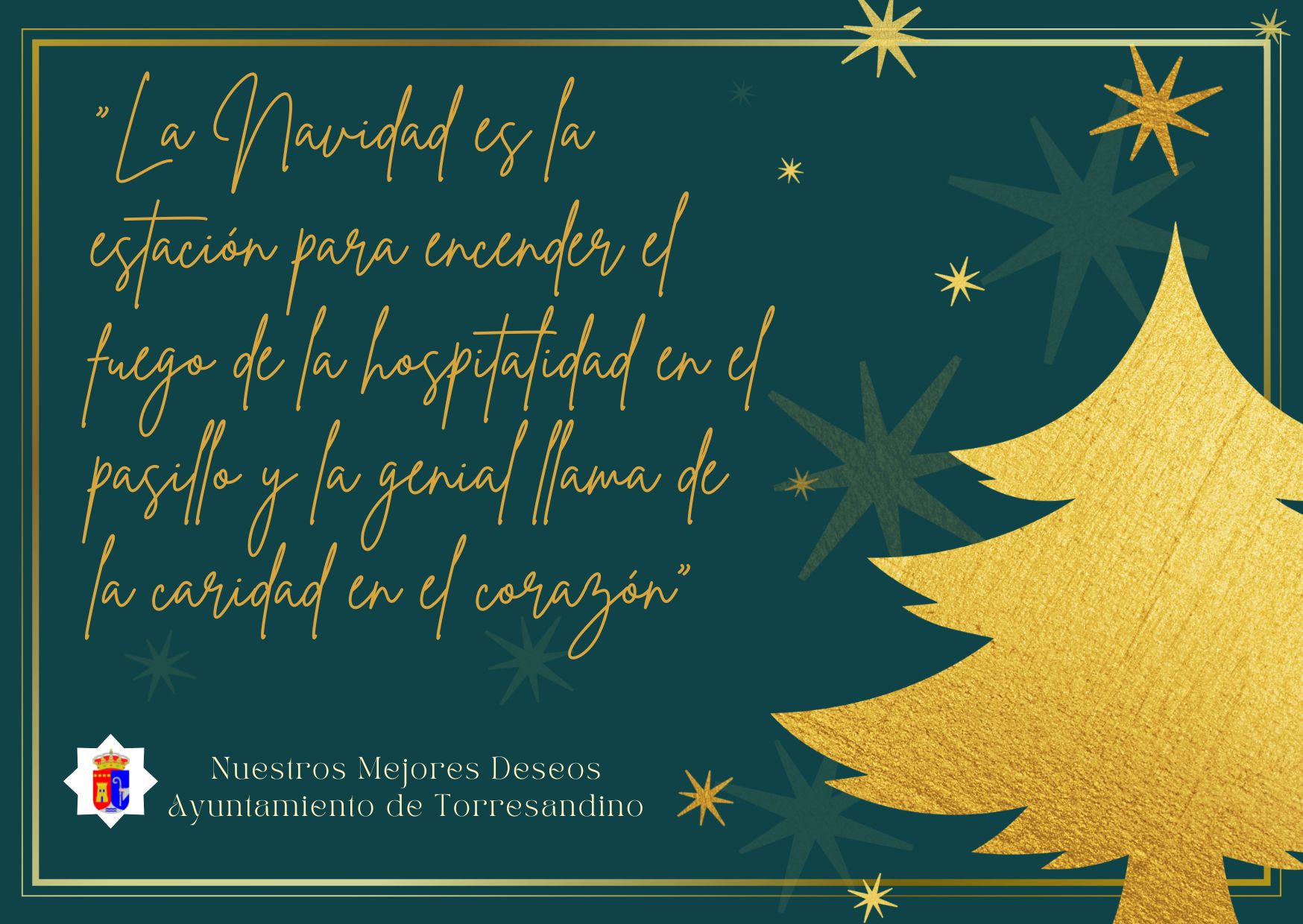 Felicitación de navidad del ayuntamiento de torresandino