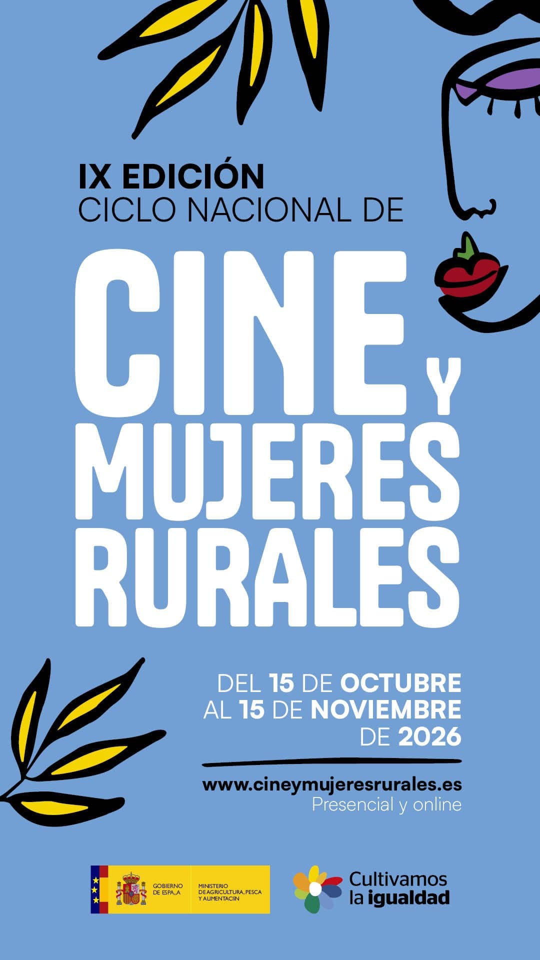 Ciclo nacional de cine y mujeres rurales 2026