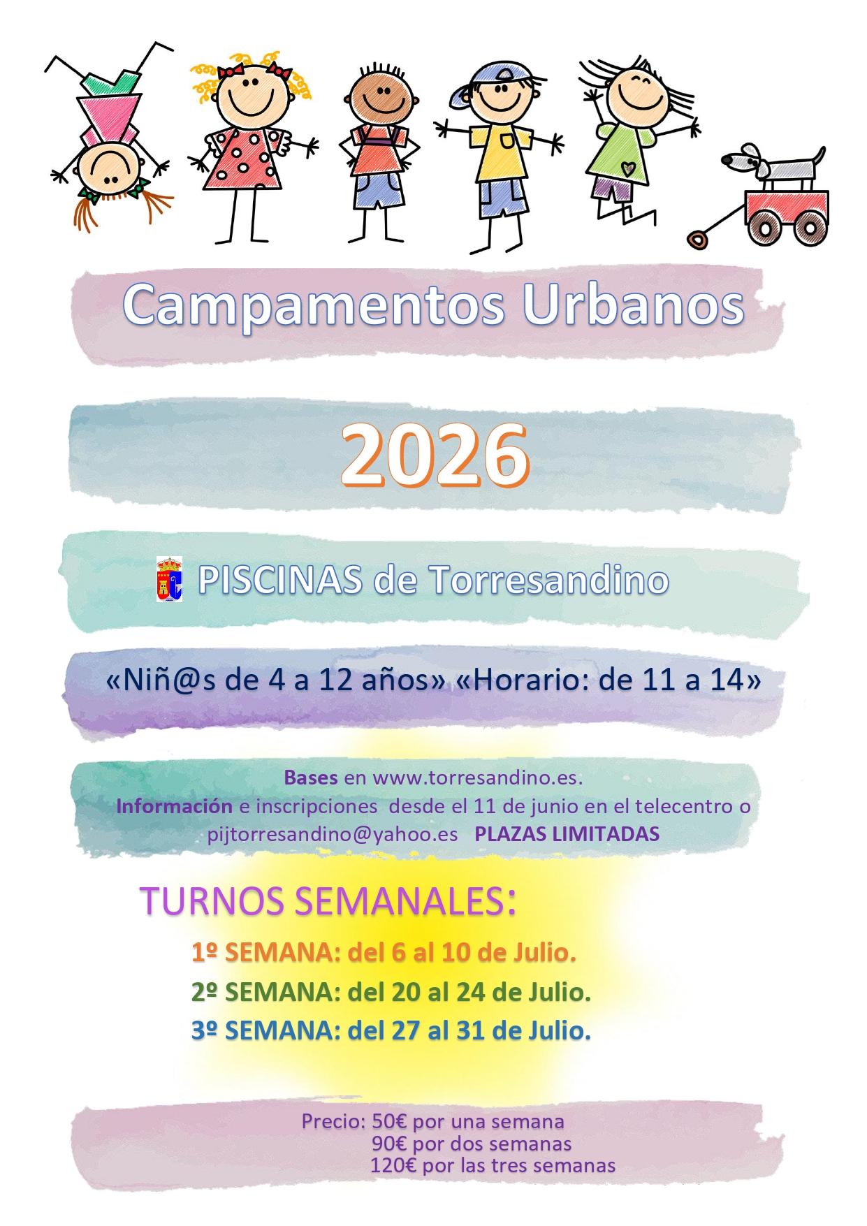 Cartel campamentos 26
