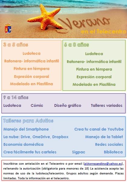 El Telecentro en verano