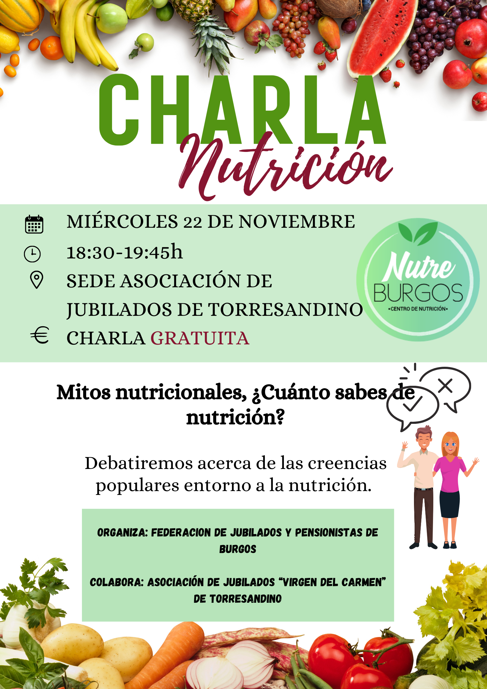 Charla Nutrición