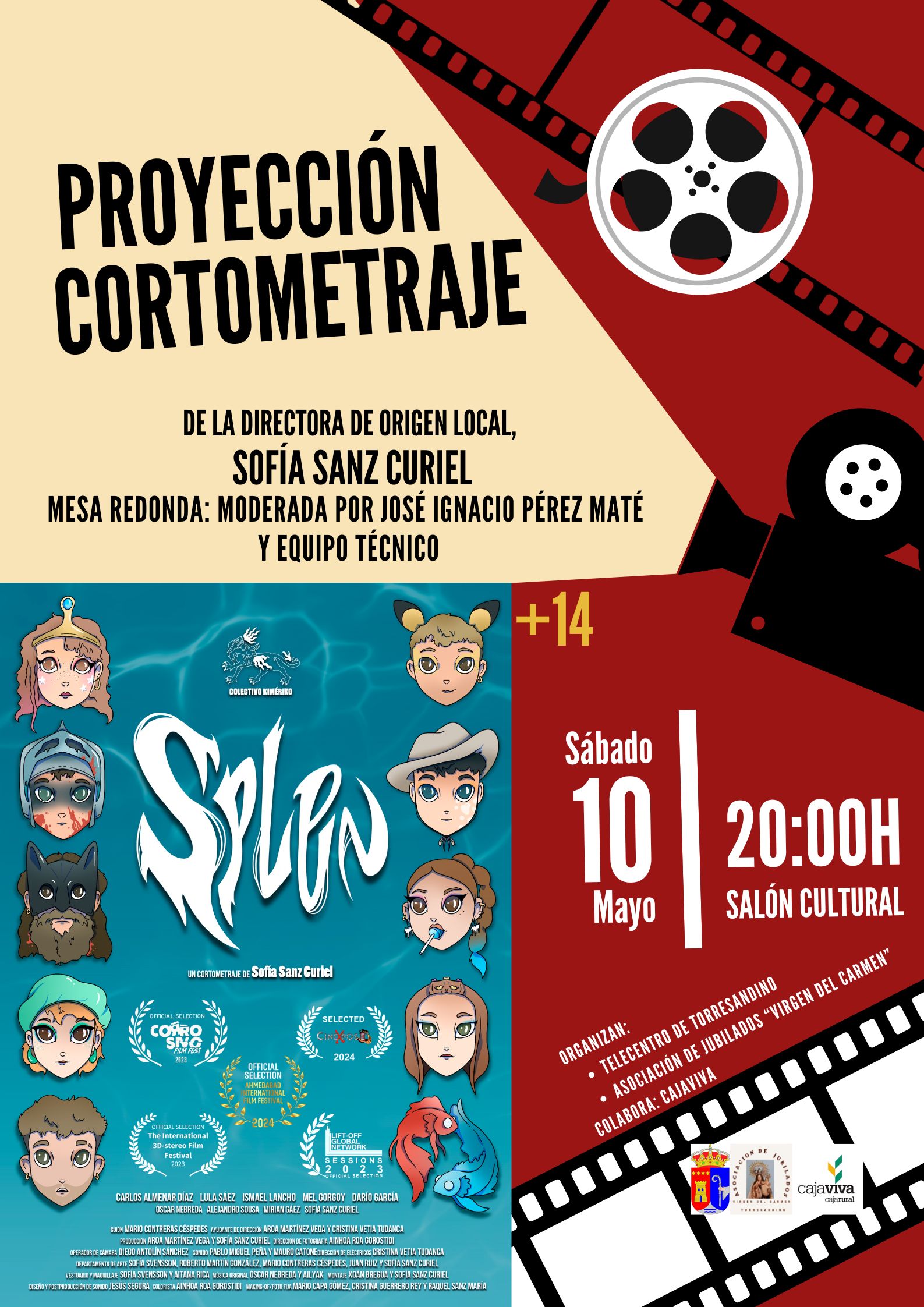 Proyección de cortometraje y mesa redonda